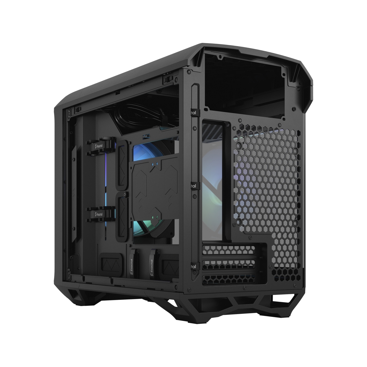 Kasë Fractal Design Torrent Nano RGB Black TG Light Tint, e zezë