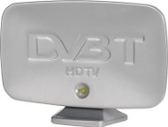Antena TV Ryniak DELTA, DVB T DVB T2, përforcues i integruar, e zezë