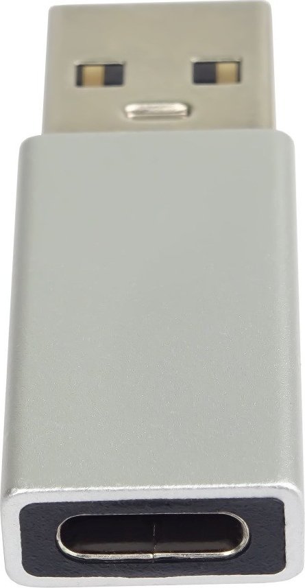 Adapter USB PremiumCord, USB-A mashkull në USB-C femër, USB 3.2 Gen 1, 5 Gbps, trup alumini