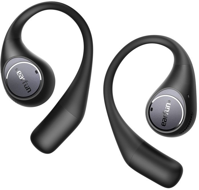 Kufje sportive EarFun OpenJump, open ear, Bluetooth 5.3, IPX7, të zeza