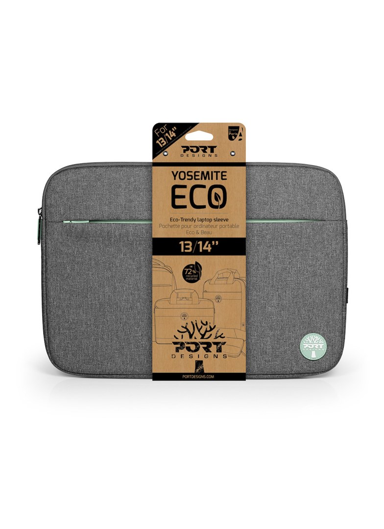 Këllëf mbrojtës për laptop Port Designs YOSEMITE Eco, 15.6", e hirtë