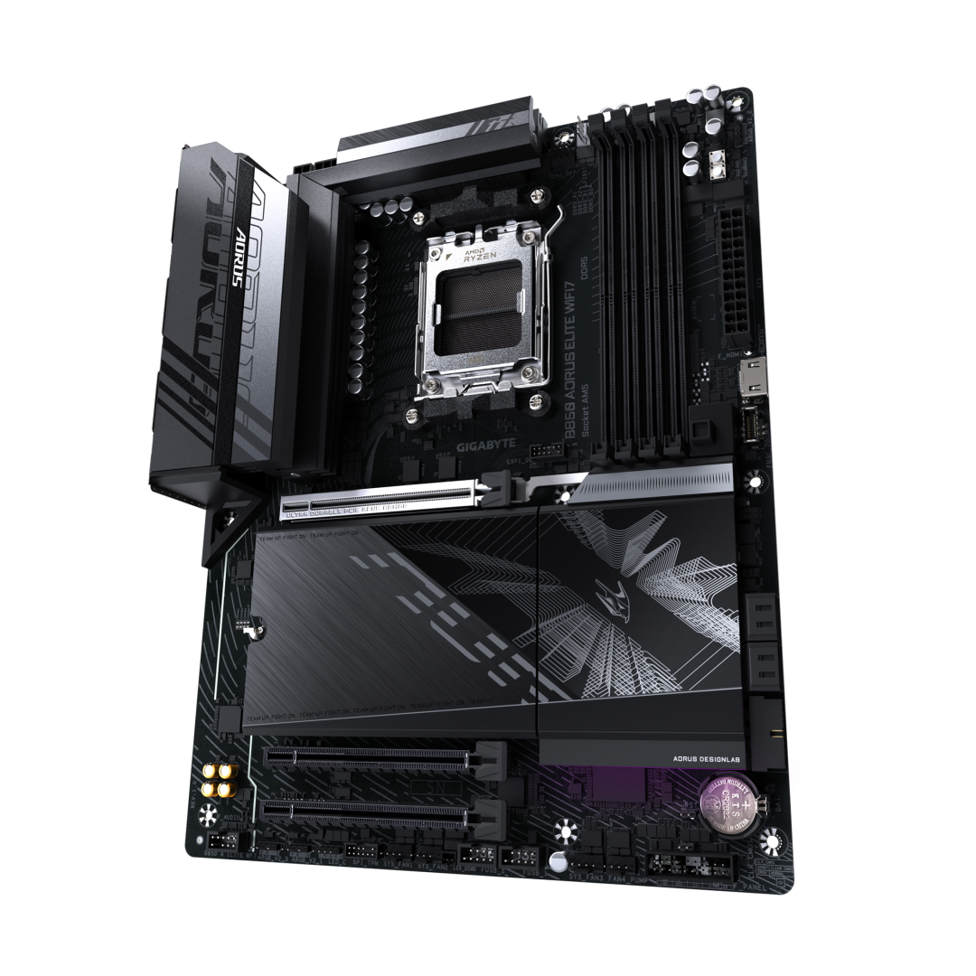 Pllakë amë Gigabyte AMD B850 AORUS ELITE, Wi-Fi 7, DDR5, ATX