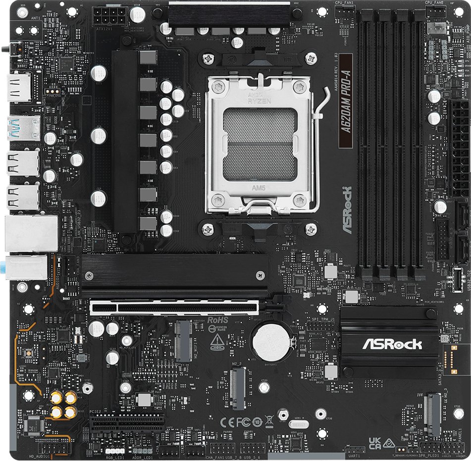Motherboard ASRock A620AM PRO-a WIFI, Socket AM5, DDR5, Wi-Fi 6E