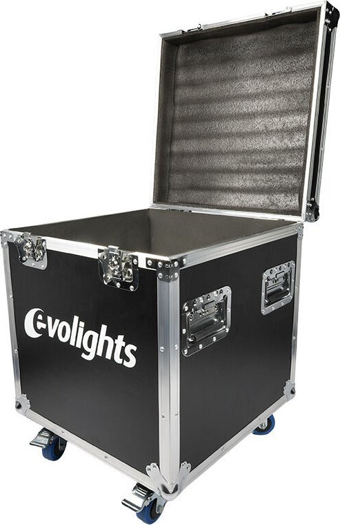 Valixhe transporti Evolights Lumeno Case 2IN1, për 2 projektorë skenikë, me rrota, e zezë