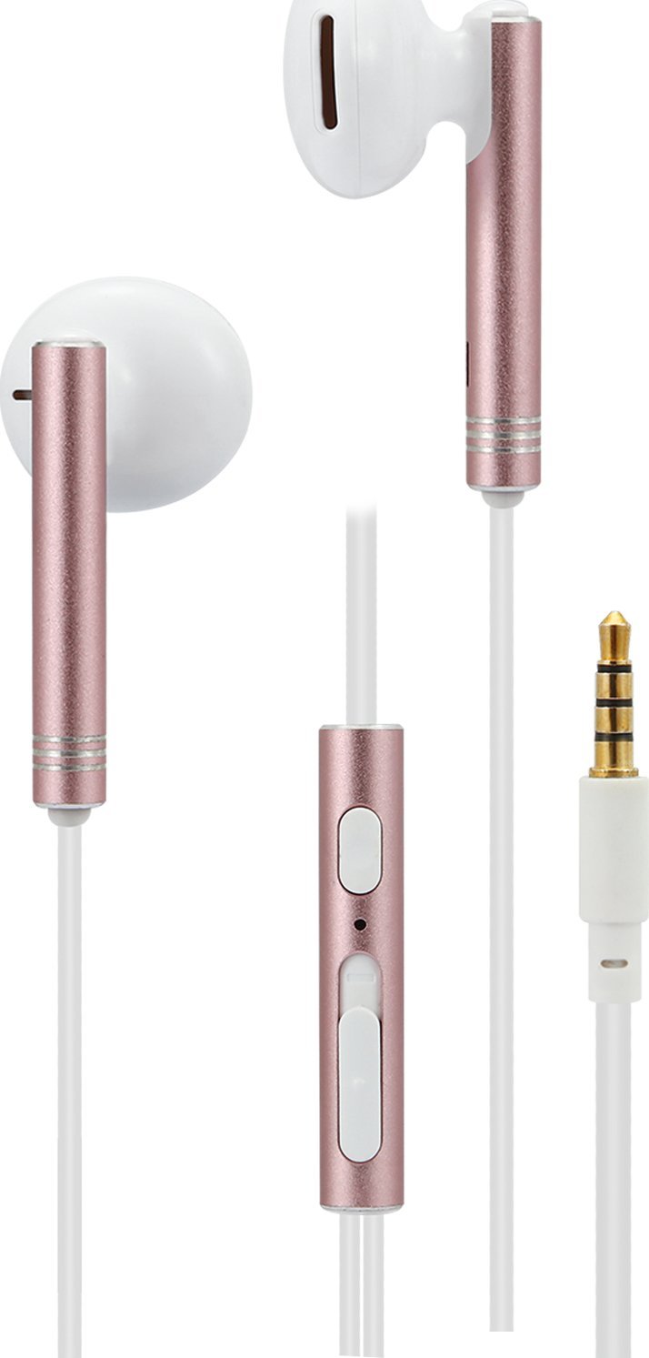 Kufje me kabllo 2GO 795963, in ear, për thirrje dhe muzikë, Gold Rose
