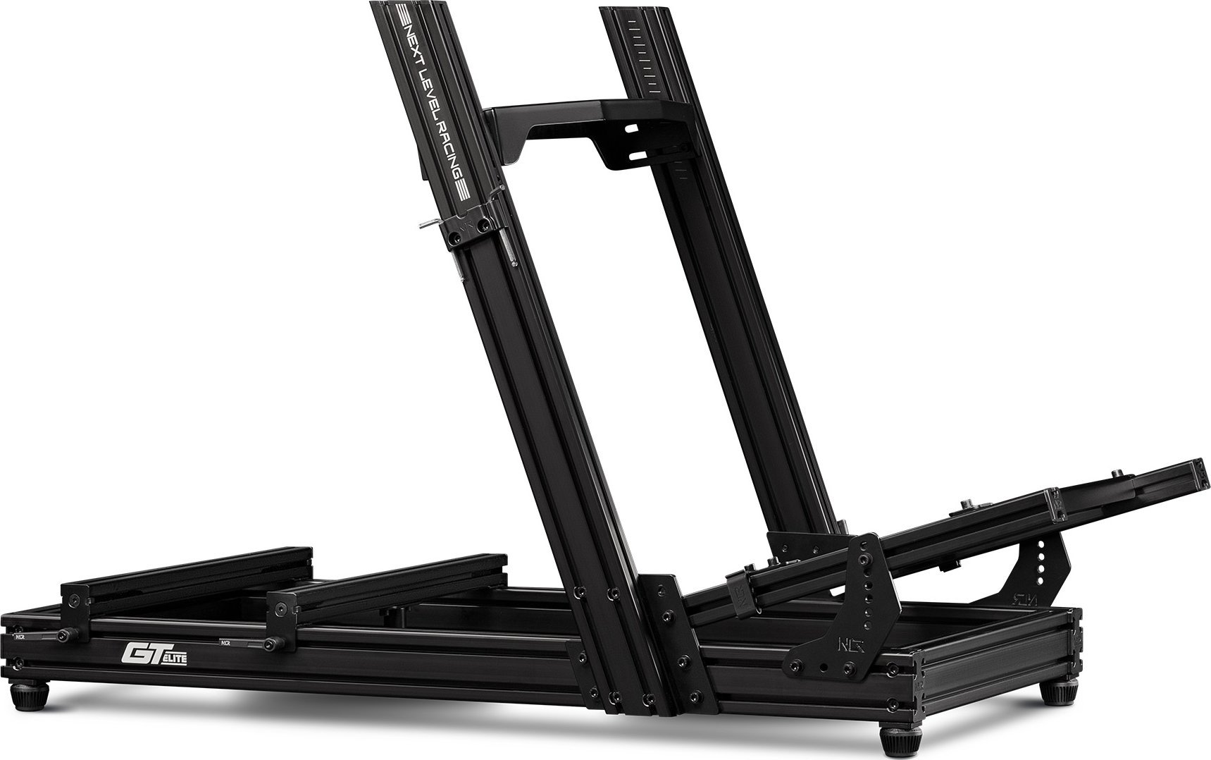 Kokpit garash Next Level Racing GT Elite LITE Wheel Plate Edition, strukturë alumini, i zi