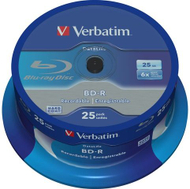 Disqe Verbatim BD-R, 6x, 25GB, 25 copë