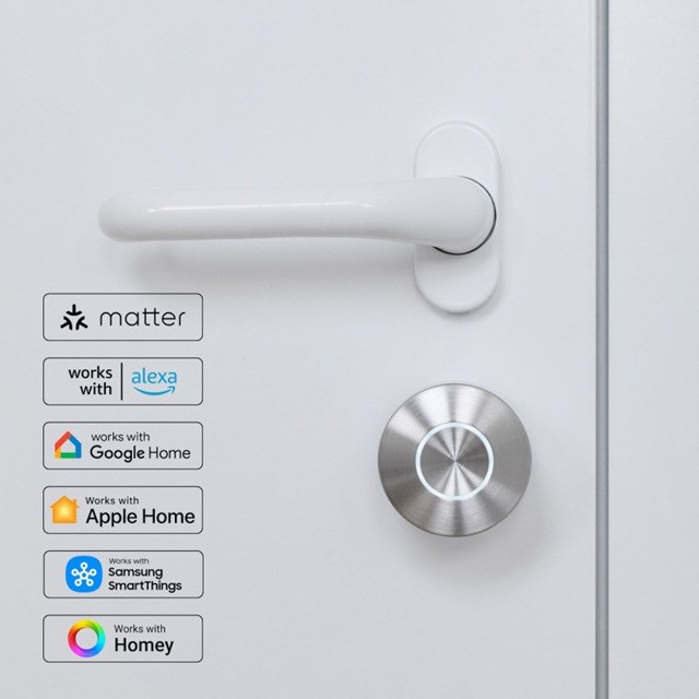 Bravë inteligjente Nuki Smart Lock Pro, Wi-Fi, kontroll me aplikacion, argjendtë e bardhë