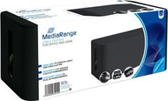 Kuti kabllosh MediaRange Cable Box Medium, 318x126x135mm, e zezë