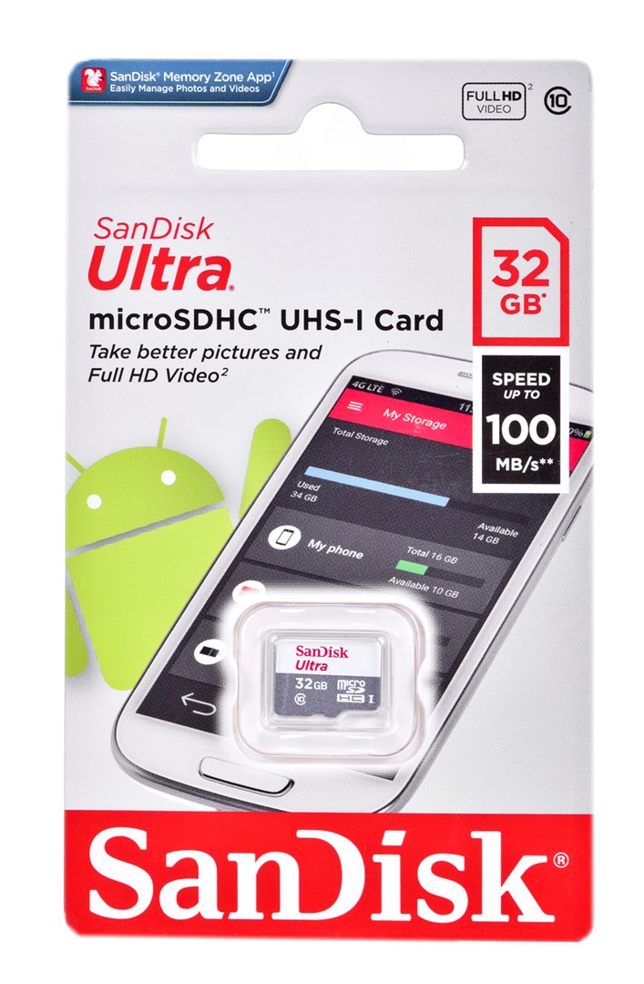 Kartë e memories SanDisk Ultra, MicroSDHC, 32 GB, Class 10