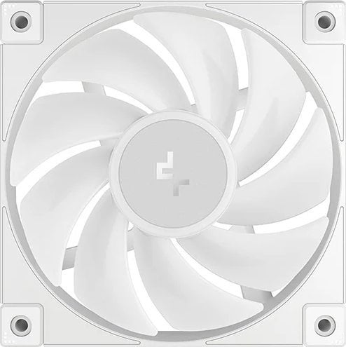 Ventilatorë PC DeepCool FD12, 120mm, ARGB PWM, set x3, të bardhë