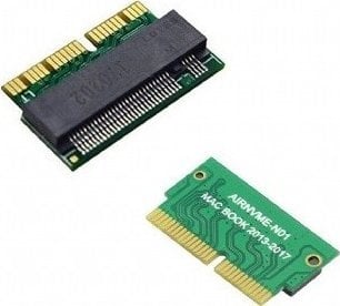 Adapter SSD Renov8, Apple 12+16 pin në M.2 M key, i gjelbër