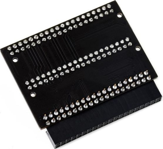 Adapter GPIO Waveshare për Raspberry Pi 400, 2 x 40 pin, i zi