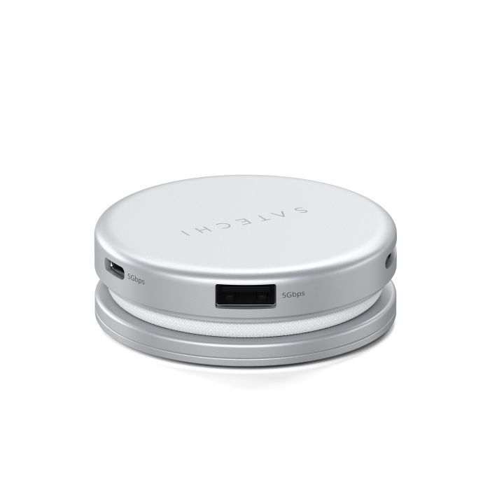 Satechi OntheGo 5-in-1 Multiport Adapter, Silver
