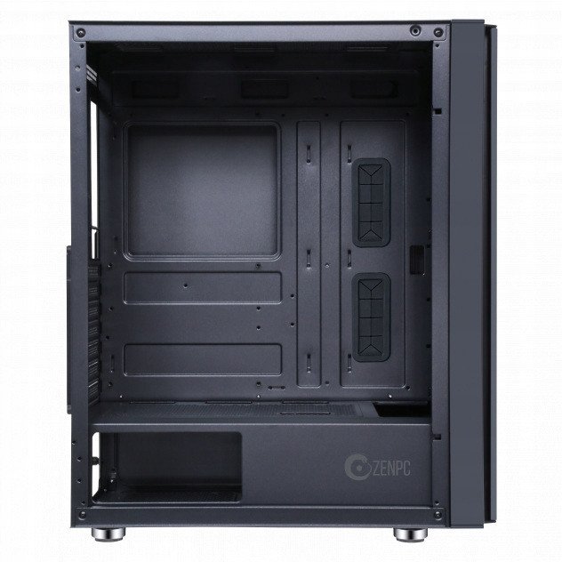 Kuti kompjuteri Zenpc Z5 Mesh, ATX, me ajrosje të mirë, e zezë