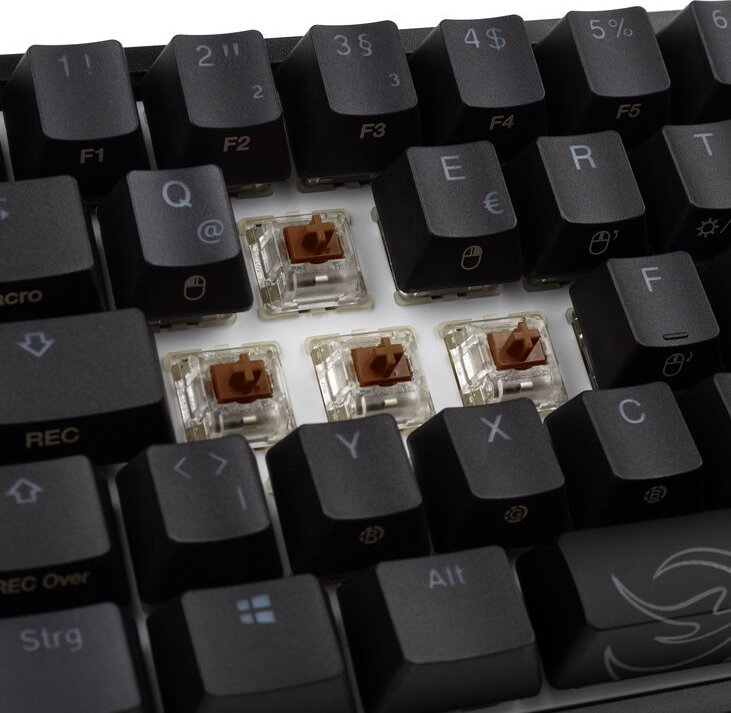 Гејминг тастатура Ducky One 2 Pro Mini, механичка Cherry MX Brown, RGB ЛЕД, црна
