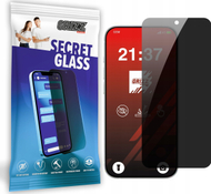 Xham mbrojtës GrizzGlass Matte SecretGlass për Apple iPhone 16 Pro, efekt privacy, matte, transparent
