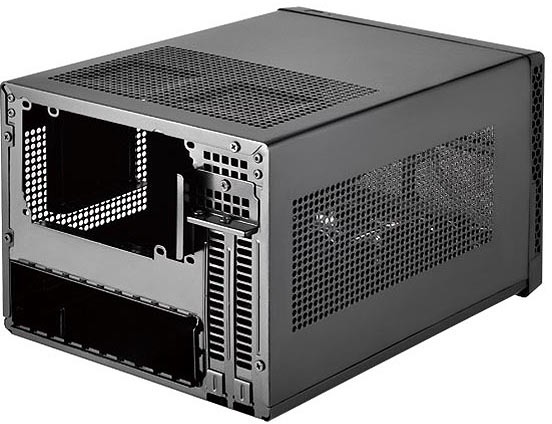 Куќиште SilverStone SUGO SG13B-Q, црно