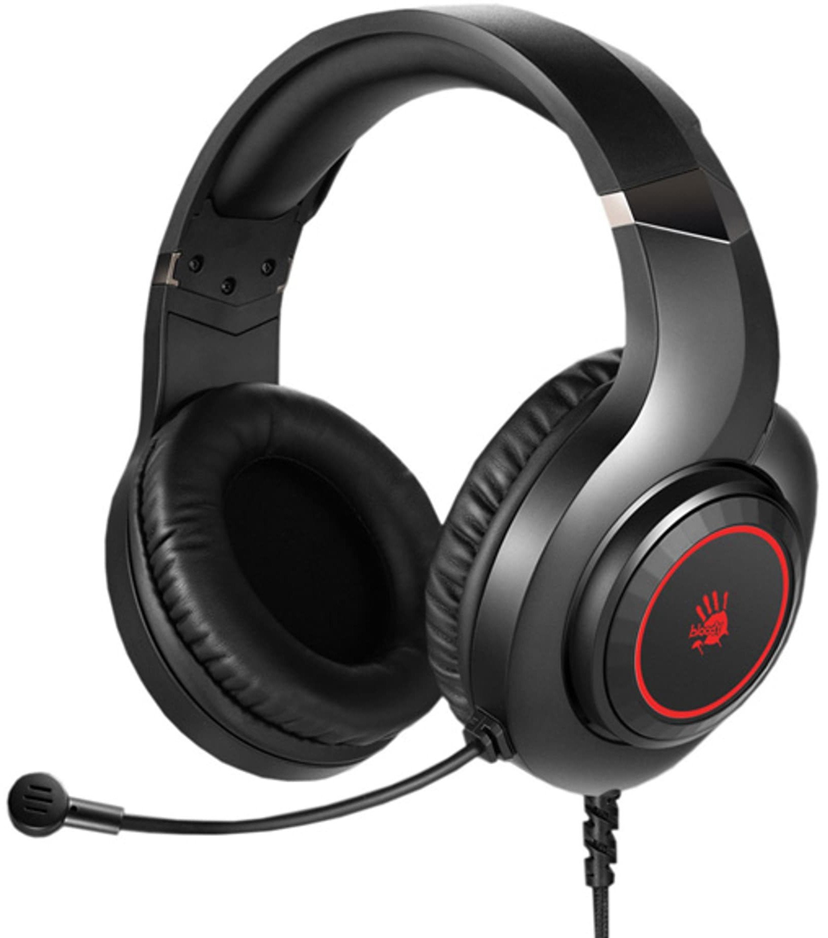 Kufje gaming A4tech Bloody G220, stereo 2.0, 50mm, me LED, të zeza