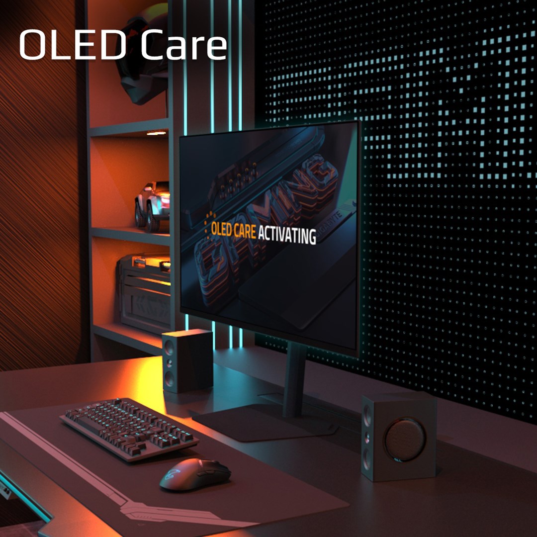 Monitor gaming Gigabyte MO27Q2, 27", OLED QHD 2K, 240Hz, i zi