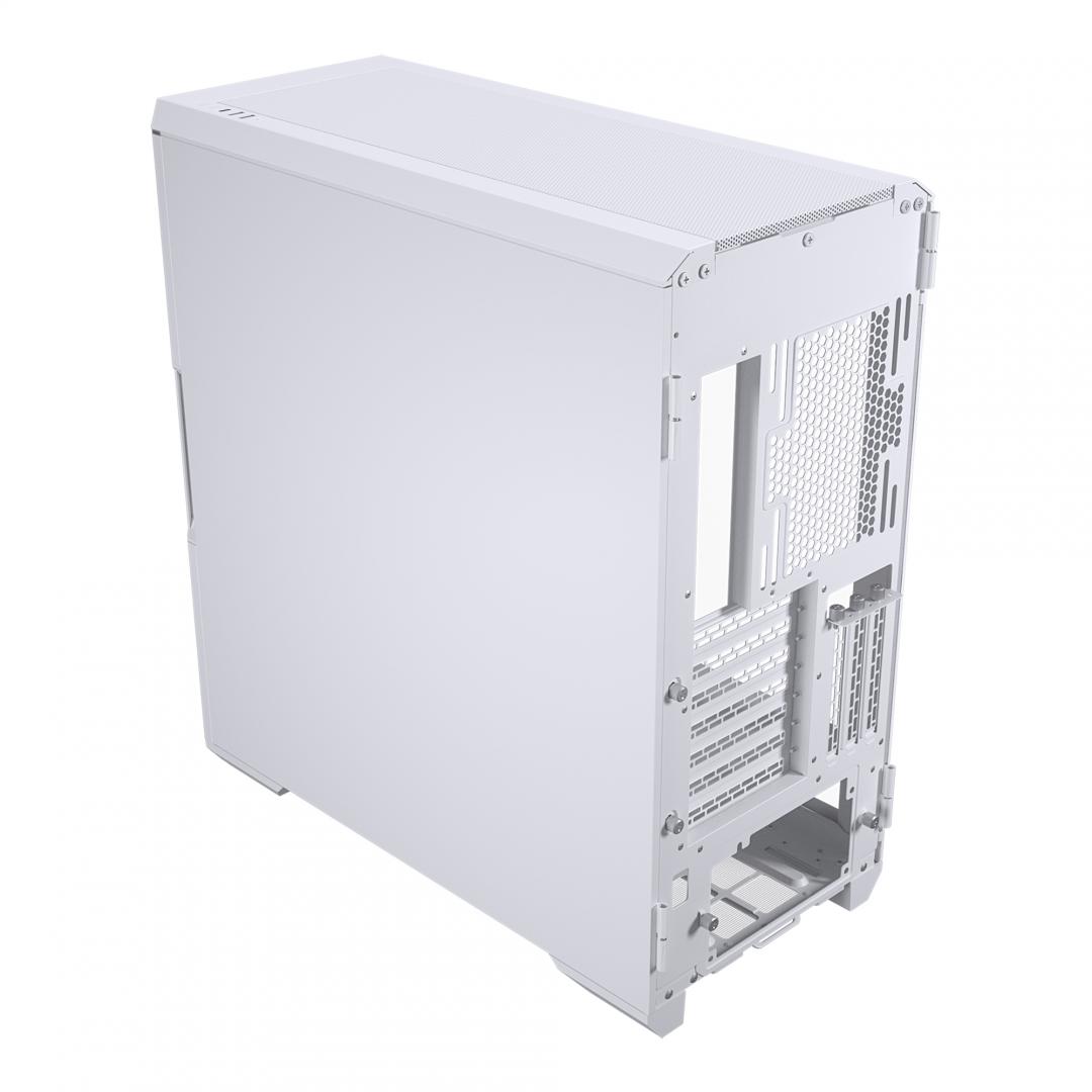 Kase PC Phanteks Eclipse G500A DRGB, xham i temperuar, 3 ventilatorë 140mm ARGB, e bardhë