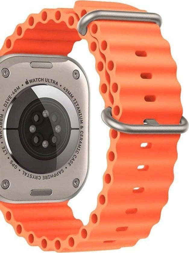 Rrip ore Tech-Protect Iconband Pro, për Apple Watch 42 44 45 49mm, portokalli