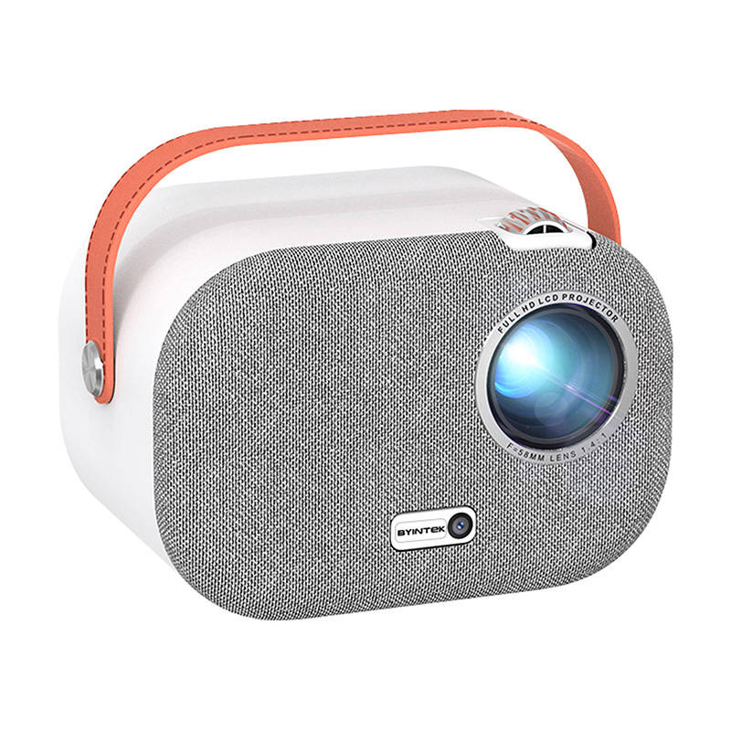 Projektor Byintek K16Pro, Full HD 1080p, 300 ANSI lumens, gri