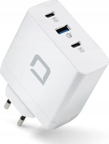 Karikues GaN DICOTA D31983, 2x USB C PD, USB A Quick Charge, i bardhë