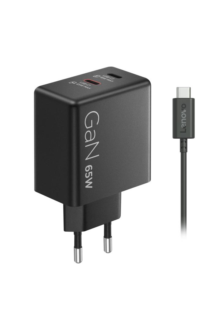 Adapter karikues Lenovo 40AW065BEU, 65W, për notebook, i zi