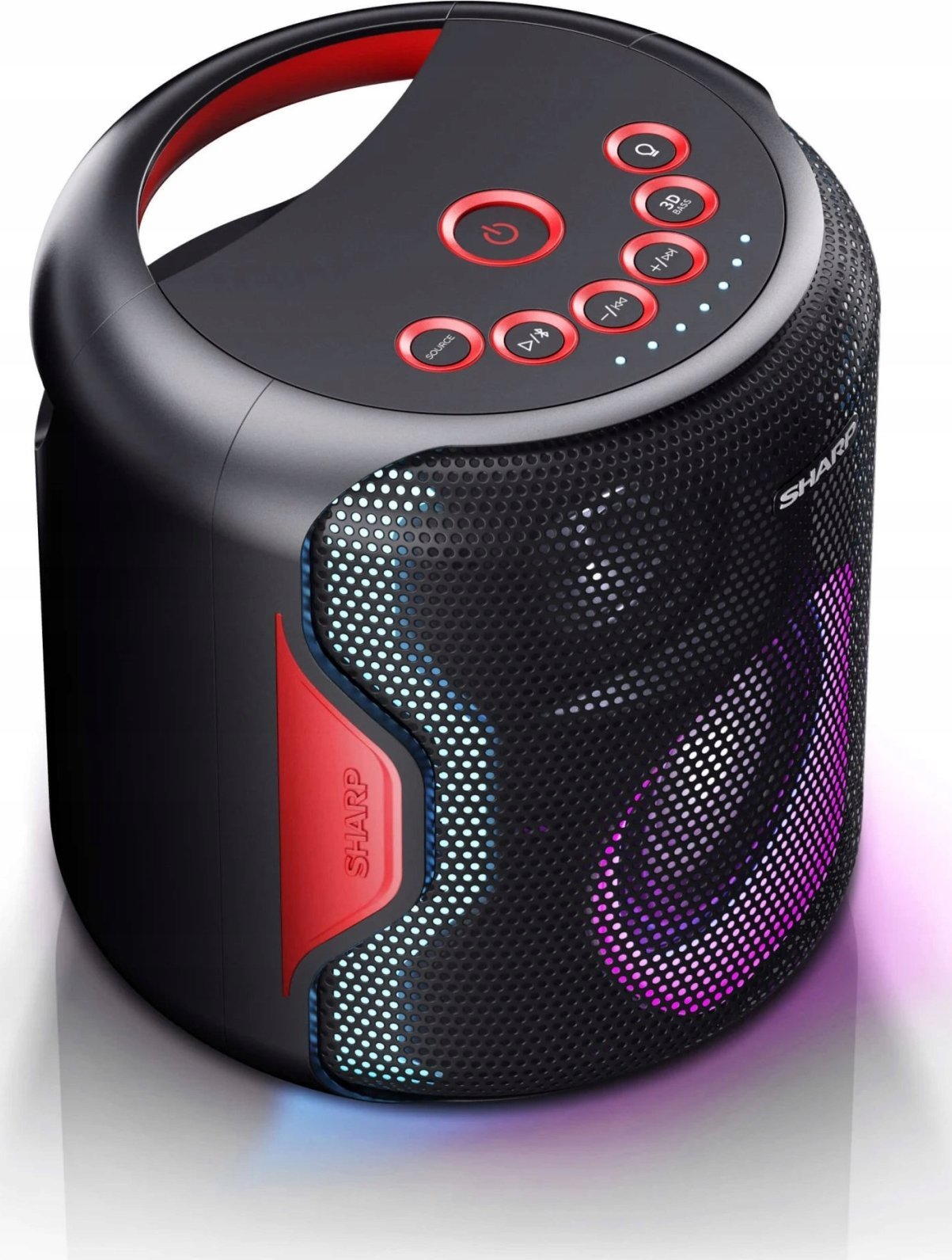 Kuti zanore Sharp PS-921, 130W, Bluetooth, rezistent ndaj ujit, e zezë