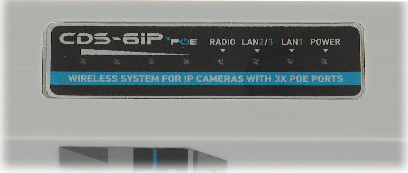 Access point CAMSAT CDS-6IP-3POE, 5.8 GHz, PoE 3 porta, i bardhë