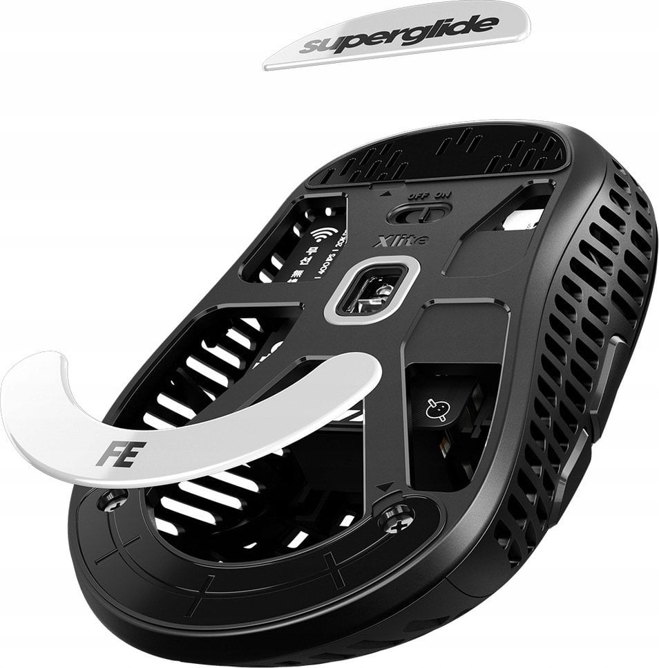 Këmbëza mausi Superglide për Pulsar Xlite Wireless, xham ultra i fortë, rrëshqitje shumë e shpejtë, transparente