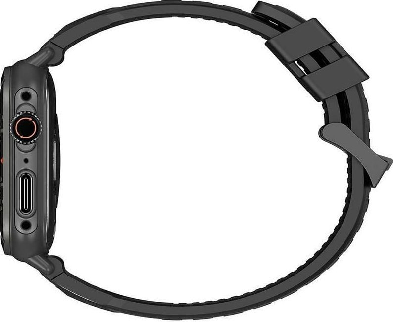 Orë inteligjente Blackview W30, ekran 1.91", mikrofon i integruar, e zezë 2