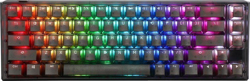 Tastierë gaming Ducky One 3 Aura Black SF, mekanike MX Silent Red, RGB LED, e zezë