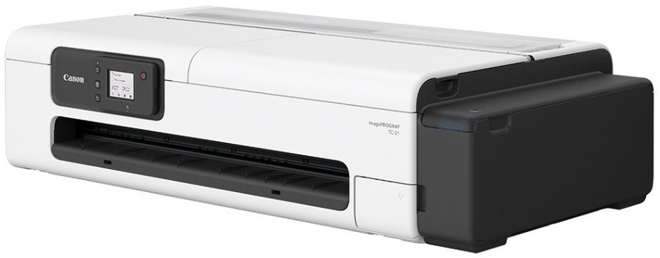 Printer format i madh Canon imagePROGRAF TC-21, A1 24", Inkjet, Wi-Fi, i bardhë
