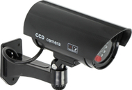 Kamerë dummy VIRONE CD-3/B, CCTV për jashtë dhe brenda, me LED të kuq, e zezë
