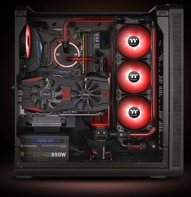 Ftohës Thermaltake Pure A14, 140 mm, i kuq