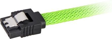 Kabllo Sharkoon SATA - SATA, 0.45 m, e gjelbër
