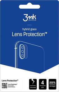 Mbrojtës lente kamere 3MK Lens Protect për Redmi Note 14 5G, set 4 copë, transparent