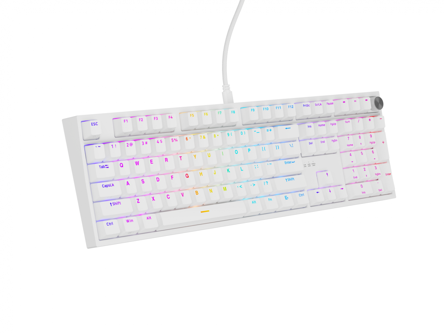 Tastierë mekanike Genesis Thor 404 NKG-2300, RGB, me kabllo, e zezë