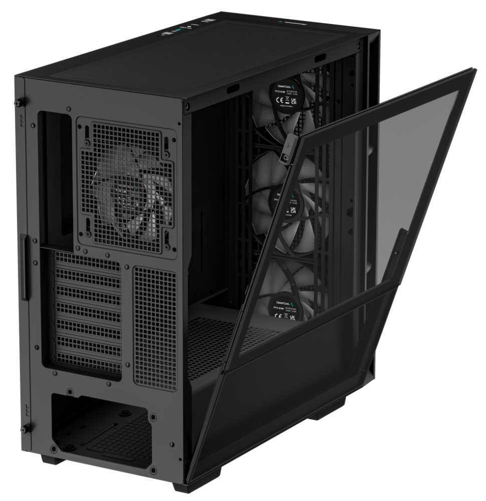 Kasë Deepcool CH560 / MidT, e zezë