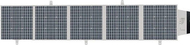 Пренослив соларен панел БигБлу Б446, 200W, монокристален, сив