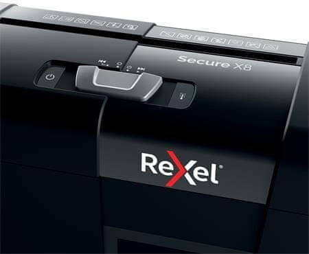 Grirëse për letra Rexel Secure X8