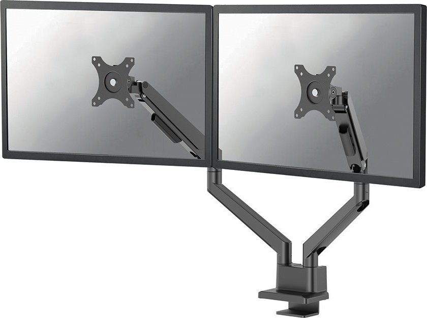 Krah monitori Neomounts DS70-250BL2, për 2 monitorë 17-32", gas spring, i zi