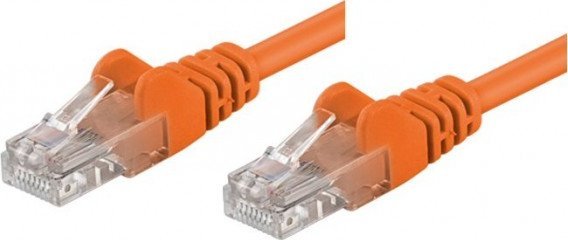 Kabllo rrjeti Goobay CAT 6 S FTP, 0.5m, portokalli