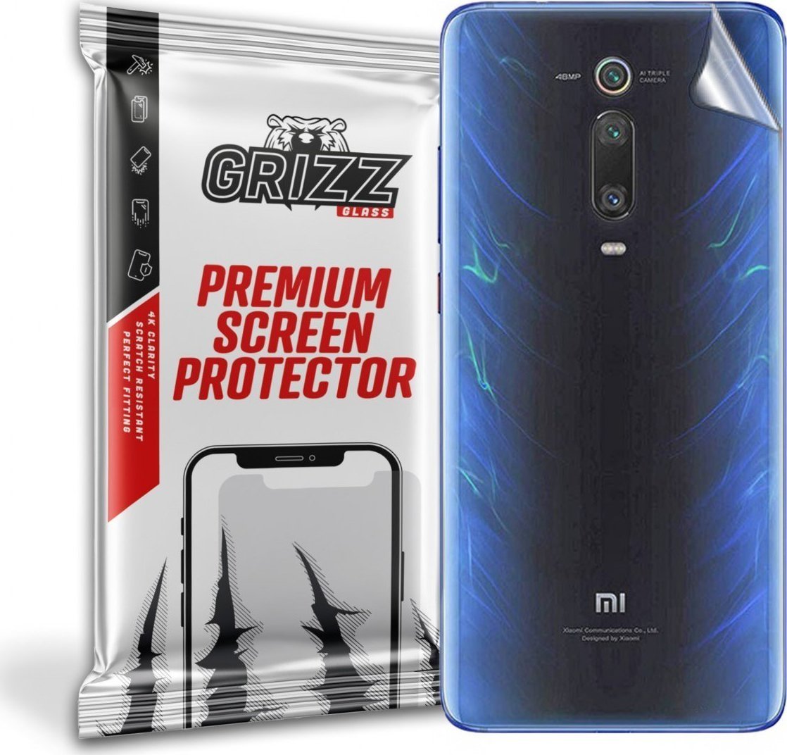 Folie mbrojtëse për pjesën e pasme GrizzGlass Grizz, për Xiaomi Mi 9T Pro, transparente