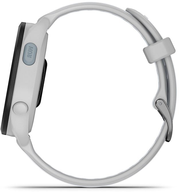 Ora sportive Garmin Forerunner 165 Music, 43mm AMOLED, GPS, gri e bardhë