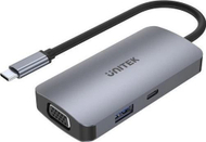Порт репликатор Unitek P5 Trio USB-C