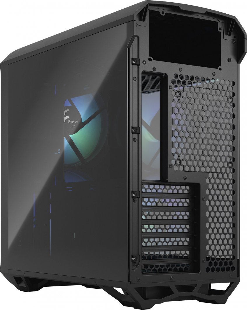 Куќиште за компјутер Fractal Design Torrent Compact RGB, Црна TG Light Tint, Midi Tower