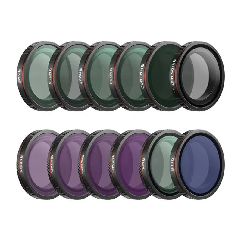 Set filtrash kamera Freewell Osmo Nano Filters, Mega Kit 12 copë, ND dhe CPL